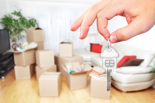 Commercial moving team planning an office relocation in Acton