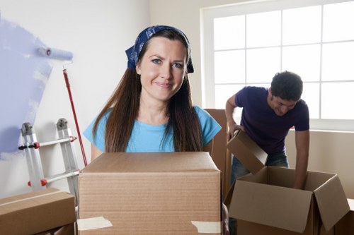 Removal van and moving crew ready for a same day house move in Acton