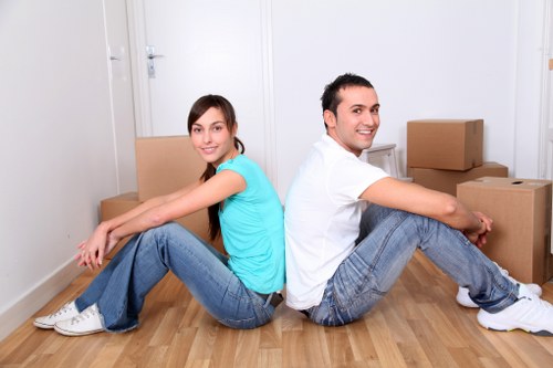 Man With Van Acton moving furniture in a local neighborhood