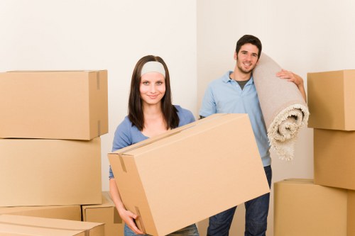 Loading furniture from a flat in Acton with careful handling and local access planning